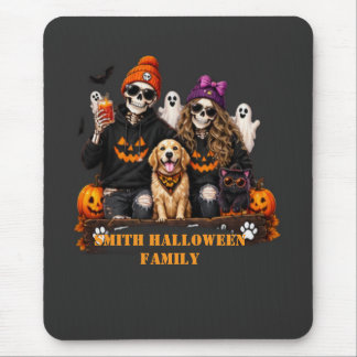 Persoonlijk skelet Halloween blijf eng Muismat
