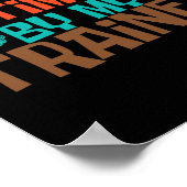 Persoonlijk slachtoffer van mijn coach poster (Hoek)