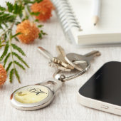 Persoonlijk Sleutelhanger Sunny Morning Boerderij (Zijkant)