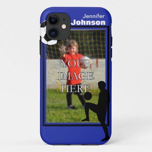 Persoonlijk Soccer iPhone 5 Hoesje (Achterkant)