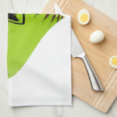 Persoonlijk softball-hart theedoek (Quarter Fold)