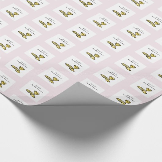 Persoonlijk, speciaal meisje, eerste gemeenschap cadeaupapier (Hoek)