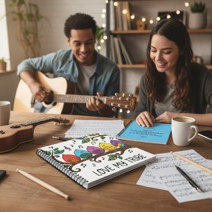 Persoonlijk Spiral Notebook 'Love My Tribe' Notitieboek