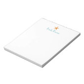 Persoonlijk Starfish Summer Notitieblok (Gedraaid)