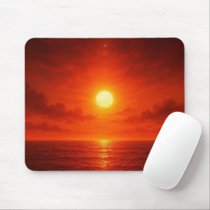 Persoonlijk Strand Bij Zonsondergang Muismat