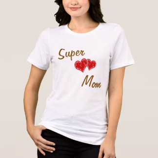 Persoonlijk Super Moeder T-Shirt | Aangepaste Naam