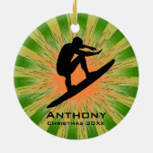 Persoonlijk surfbaar Ornament (Achterkant)