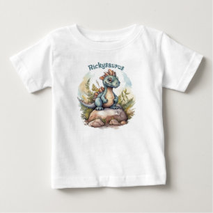 Persoonlijk T-shirt met dinosaurus