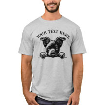 Persoonlijk T-shirt met Hond – Aangepaste Tekst Hu