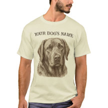 Persoonlijk T-shirt met Hondportret en Aangepaste