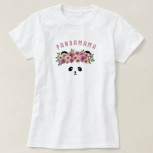 Persoonlijk T-shirt met Panda Beer Gezicht voor Vr