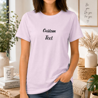 Persoonlijk T-shirt met tekst voor vrouwen