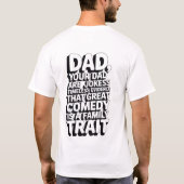 Persoonlijk T-shirt Vaderdag (Achterkant)