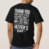 Persoonlijk T-shirt Vaderdag (Achterkant)