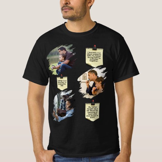 Persoonlijk T-shirt Vaderdag (Voorkant)