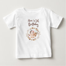 Persoonlijk T-shirt voor 1e verjaardag | Aangepast