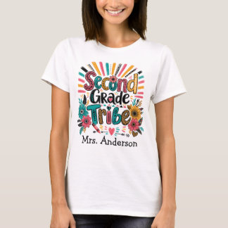 Persoonlijk T-shirt voor een kleurenrijke juf of m