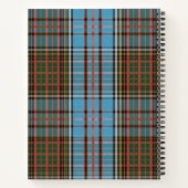 Persoonlijk Tartan Clan Anderson Pset Pattern Notitieboek (Achterkant)