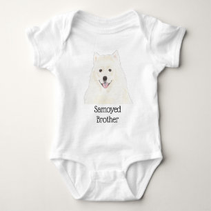 Persoonlijk te maken Amerikaanse Eskimo-hond Samoj Romper