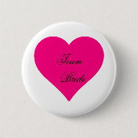 Persoonlijk team Bride Big Pink Love Heart