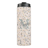 Persoonlijk Terrazzo Monogram Thermosbeker (Voorkant)