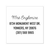 Persoonlijk Thuis Kantoor Post Retouradres Zelfinktende Stempel (Design)