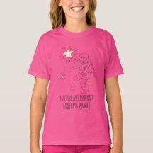 Persoonlijk toekomstig astronaut kinder T-shirt