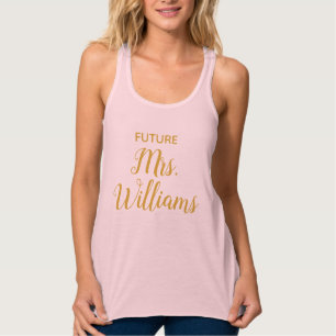 Persoonlijk Toekomstig Mevrouw Bruid Cadeau Aangep Tanktop