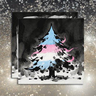 Persoonlijk transgender kerstgedicht feestdagenkaart