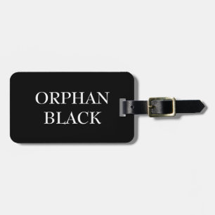 Persoonlijk Trendy Orphan Black Modern Elegant Bagagelabel