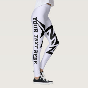 Persoonlijk Tribal Star Design Lavendel Leggings
