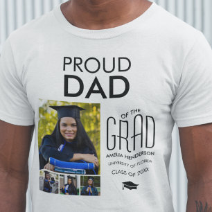 Persoonlijk trots vader van   Foto Collage T-shirt