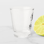Persoonlijk Trouwmonogram Shot Glas (Links)