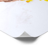 Persoonlijk trouwontvangstbord poster (Hoek)