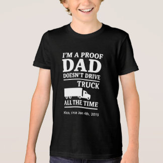 Persoonlijk Trucker Dad Kinder T-shirt