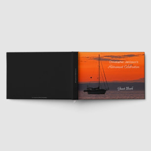 Persoonlijk Uitvaartfeestboek voor Pensioen, Zeilb Gastenboek