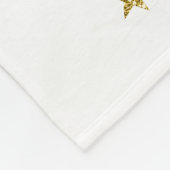 Persoonlijk Unicorn Face Cute Fleece Deken (Hoek)