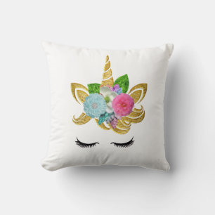 Persoonlijk Unicorn-gezicht met Pony Kussen