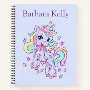 Persoonlijk Unicorn Spiraal Notebook met Schetsen Notitieboek
