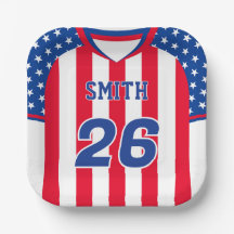 Persoonlijk USA Voetbalshirt Plaat | Aangepaste Na