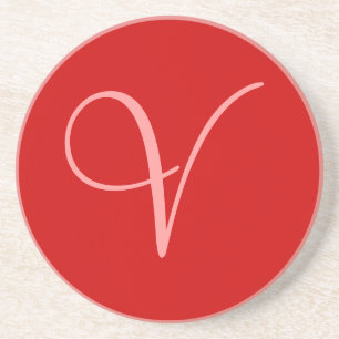  persoonlijk V-Onderzetter Zandsteen Onderzetter