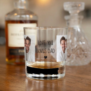Persoonlijk Vaderdag Cadeau Liefde Bonus Papa Whisky Glas