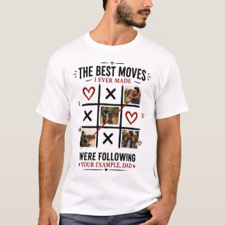 Persoonlijk Vaderdag Fotoshirt | Op Maat Gemaakte T-shirt