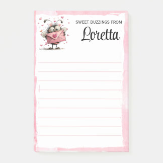 Persoonlijk Valentijnsdag Bijen Notitieblok Post-it® Notes
