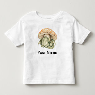 Persoonlijk verhaalboek Babydraak Paddenstoel Kind Kinder Shirts