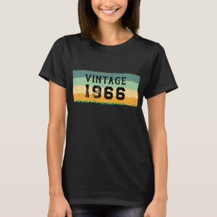 Persoonlijk verjaardags T-shirt Vintage 1966 Ret