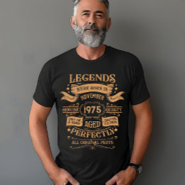 Persoonlijk verjaardagsfeestje vijftig vintage 50s t-shirt