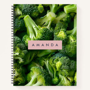 Persoonlijk Verse Groene Broccoli Ontwerp Notitieboek
