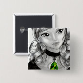 Persoonlijk Vierkante Button 5,1 Cm (Voorkant /achterkant)