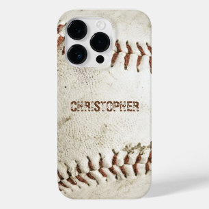 Persoonlijk vintage honkbal Case-Mate iPhone 14 pro hoesje